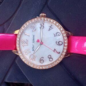 Betsey Johnson Pink Watch